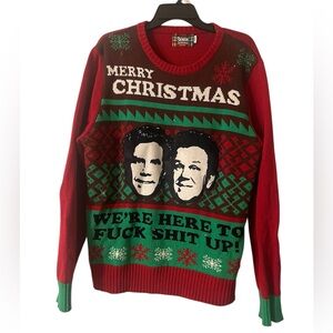 Spencer's ugly sweater Red and Green Crewneck size large